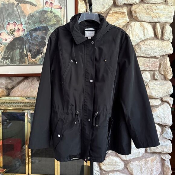 Charter Club women’s plus water resistant anorak jacket  size 3x - Picture 1 of 16